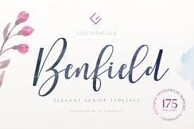 Example font Benfield #1